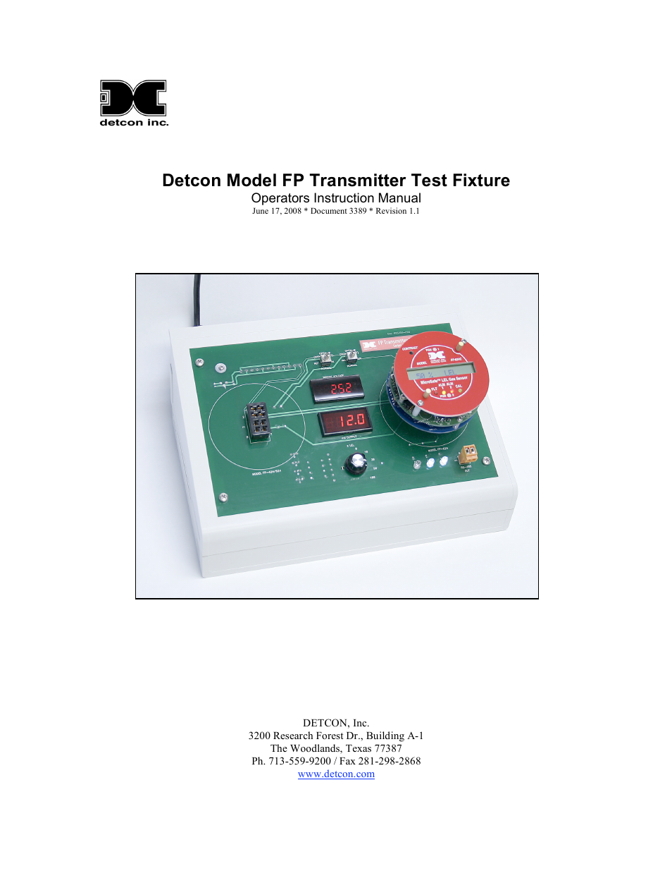 FP Transmitter Test Fixture