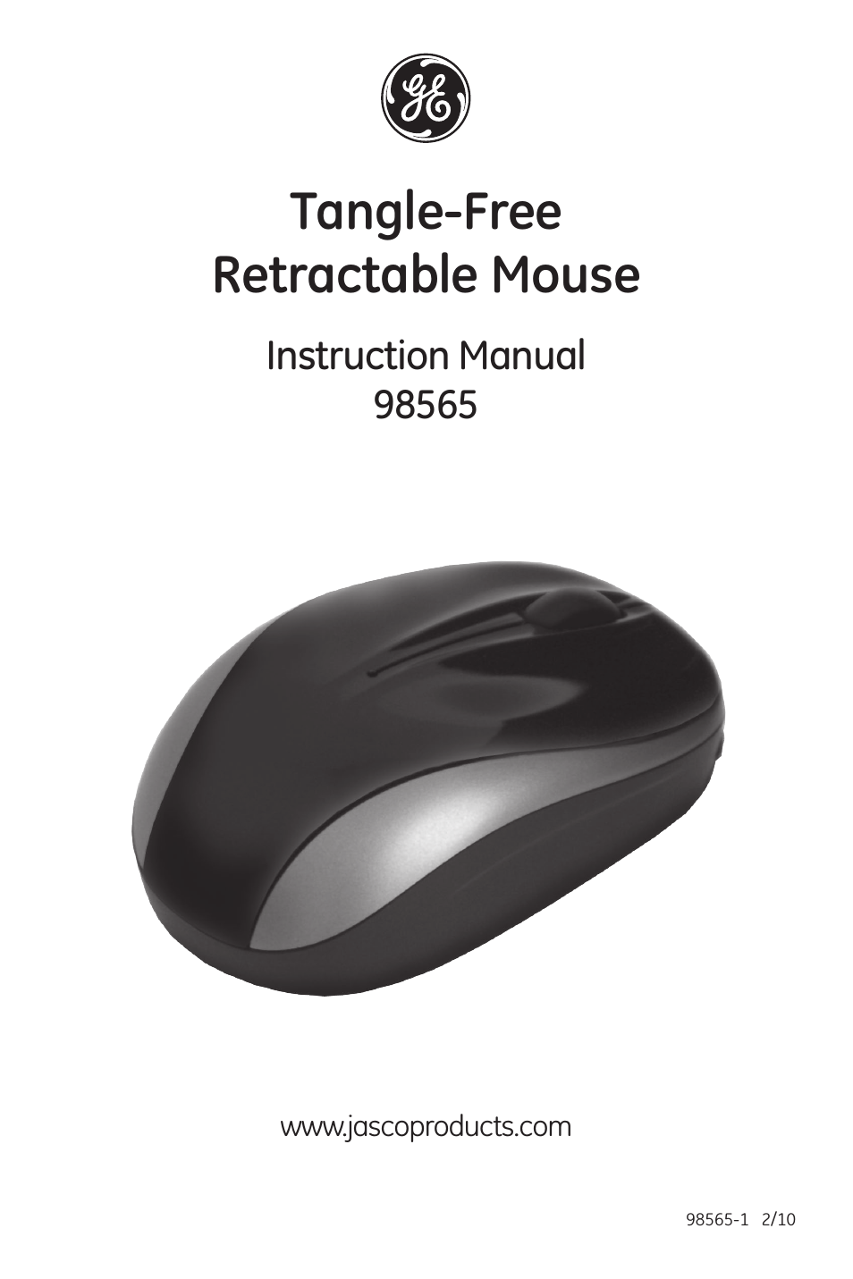 98565 GE Tangle-Free Retractable Mouse