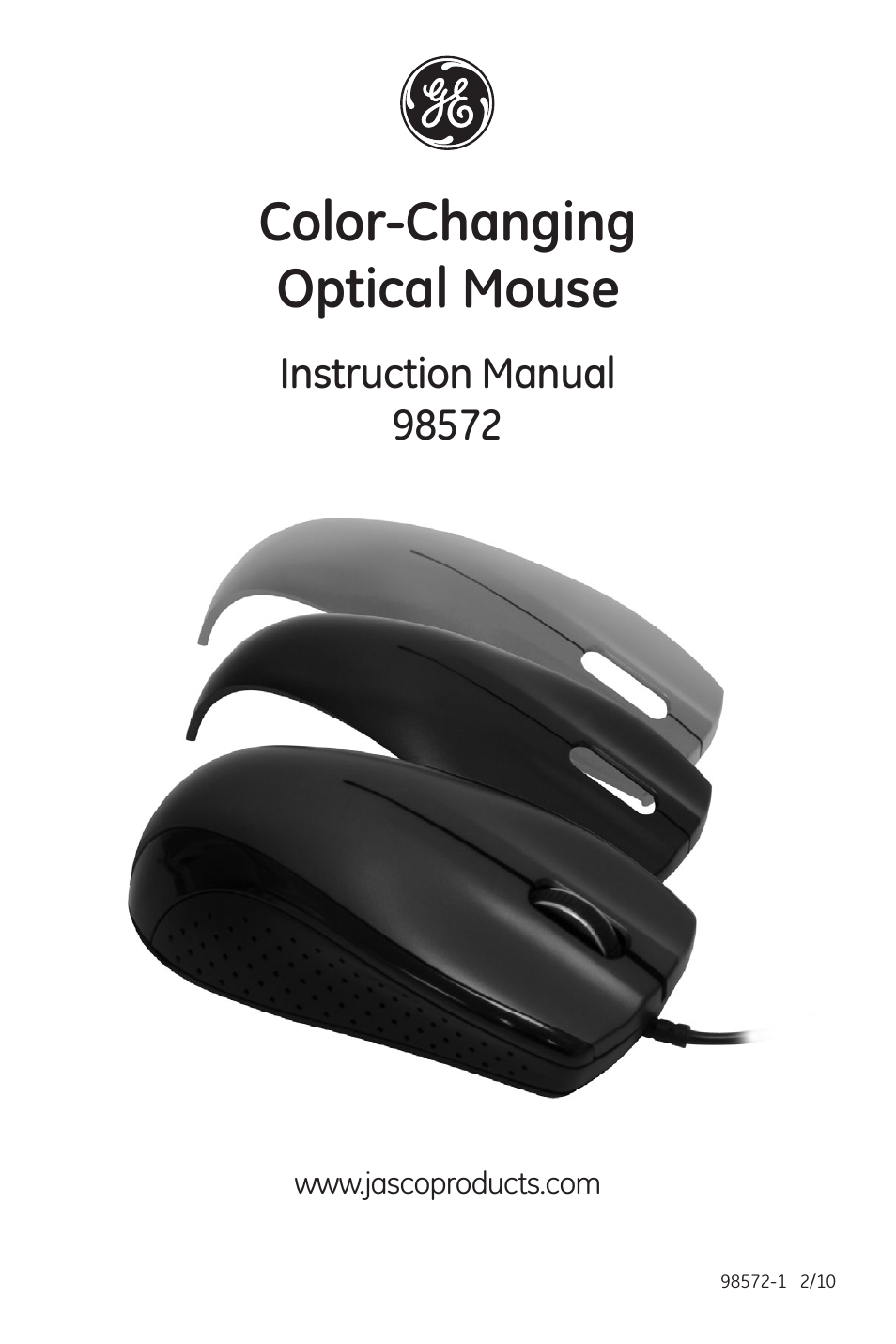 98572 GE Color-Changing Optical Mouse
