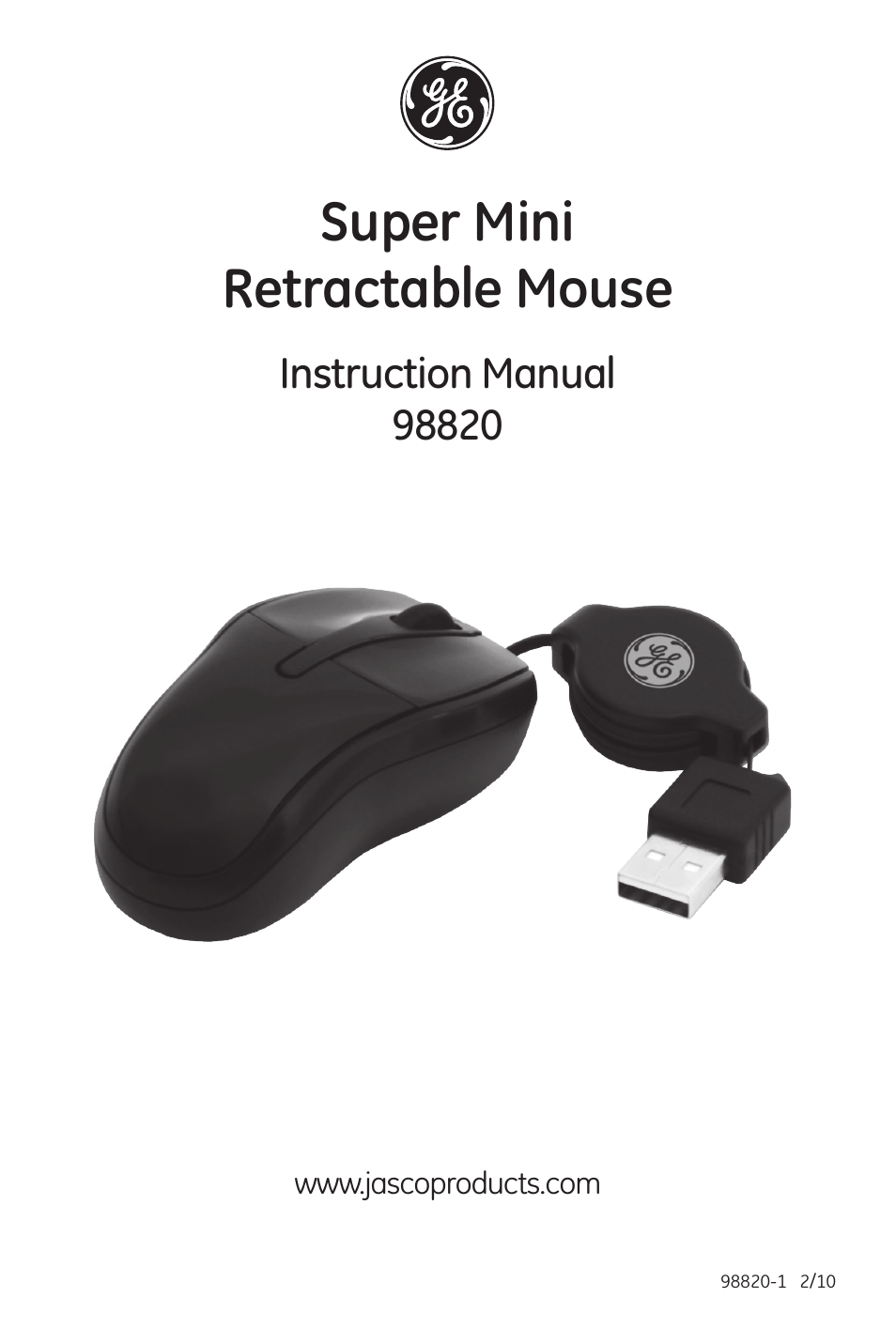 98820 GE Super Mini Retractable Mouse