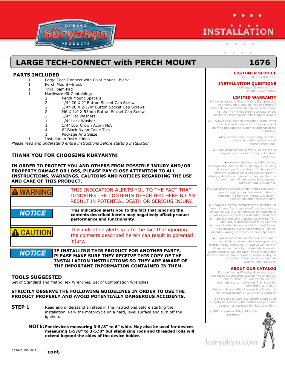 1676 LARGE TECH-CONNECT with PERCH MOUNT