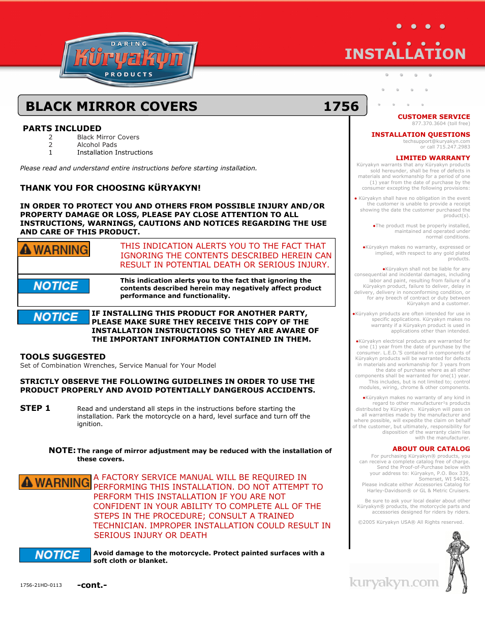 1756 BLACK MIRROR COVERS