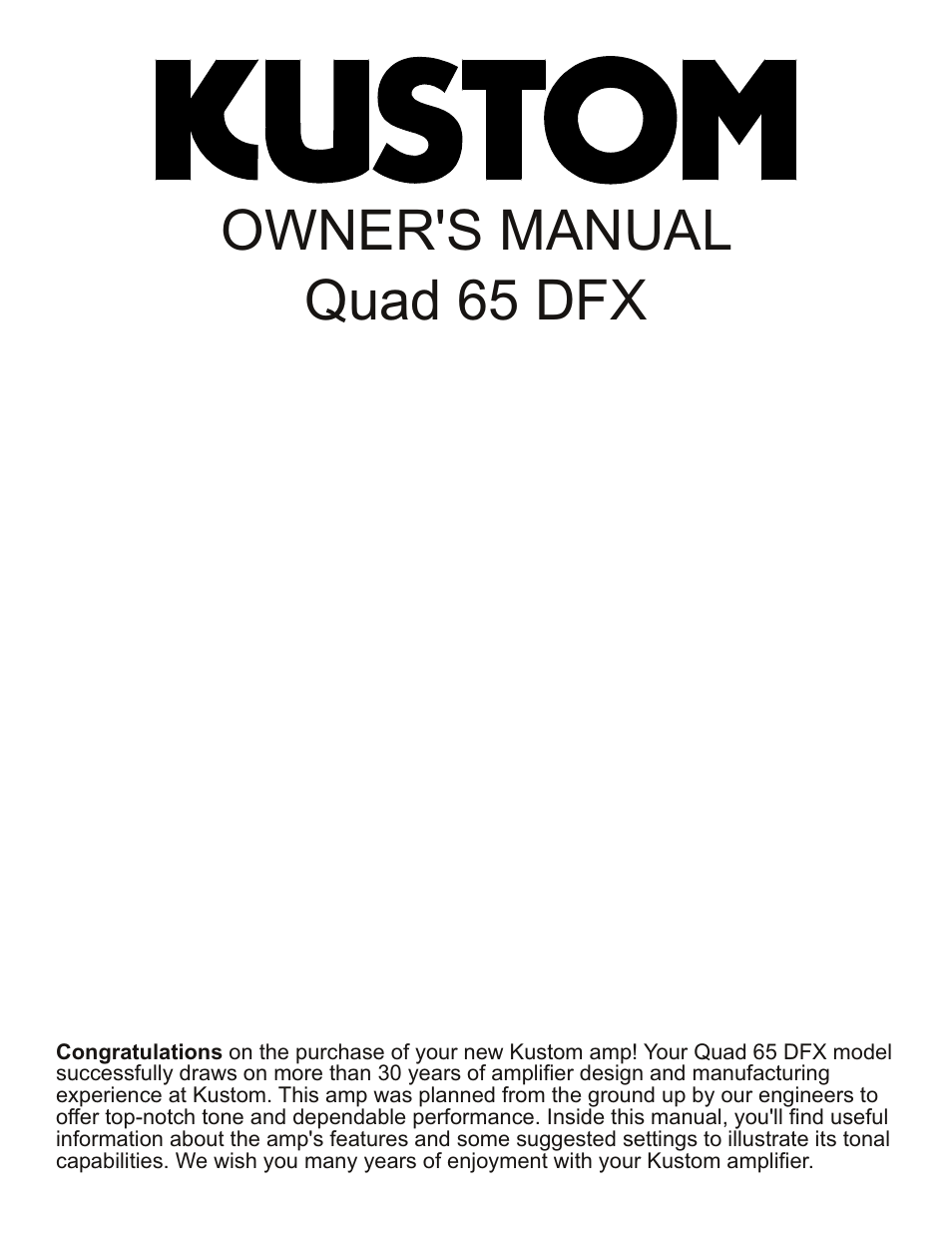 Quad 65 DFX