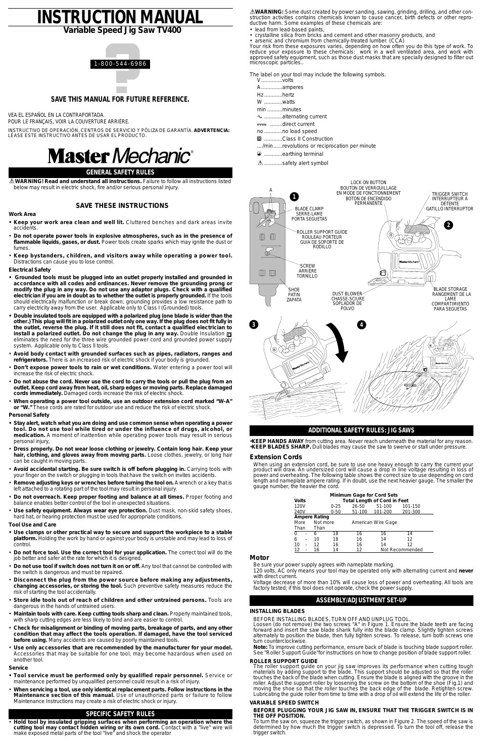 Master Mechanic 389995-00