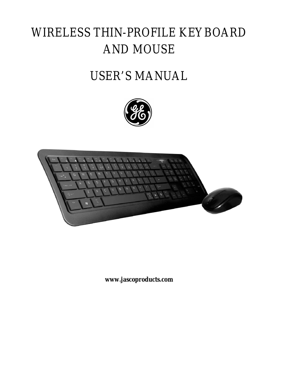 98614 GE Wireless Thin-Profile Keyboard and Mouse