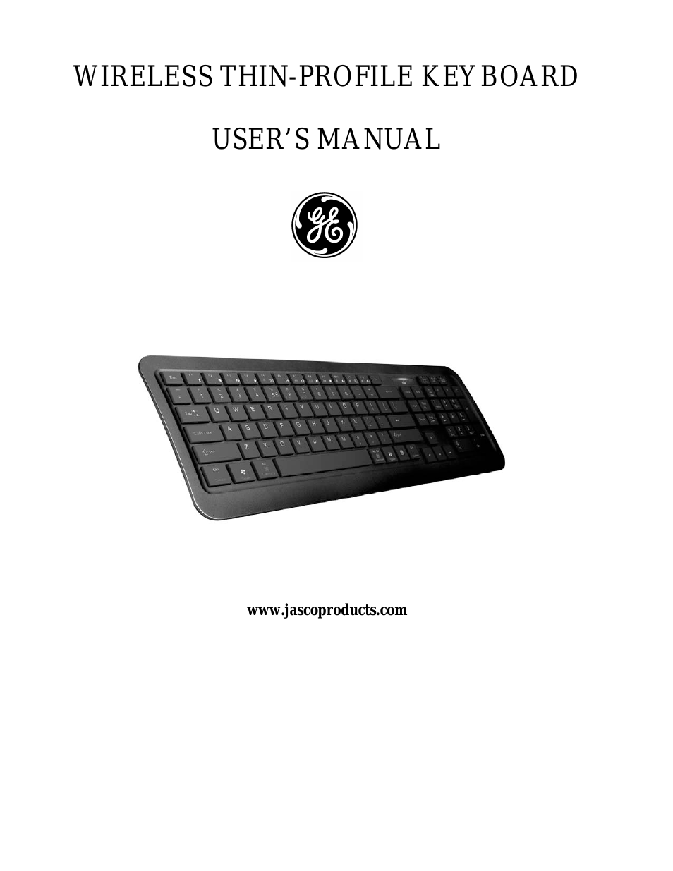 98615 GE Wireless Thin-Profile Keyboard