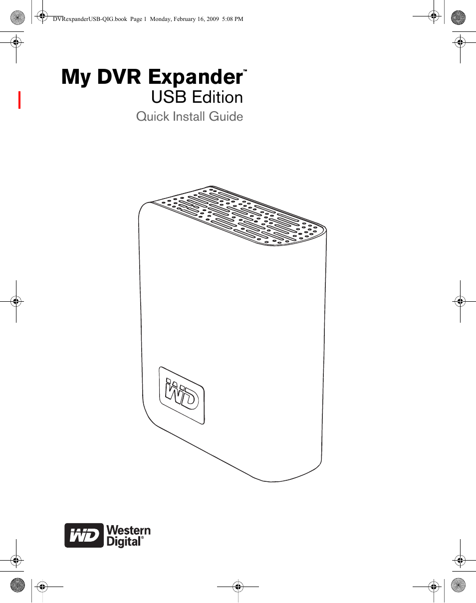 My DVR Expander USB Edition Quick Install Guide