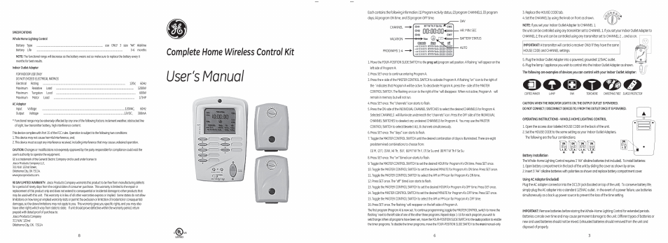 51151 GE Timer Control Starter Kit Smart Remote Plus Compatible