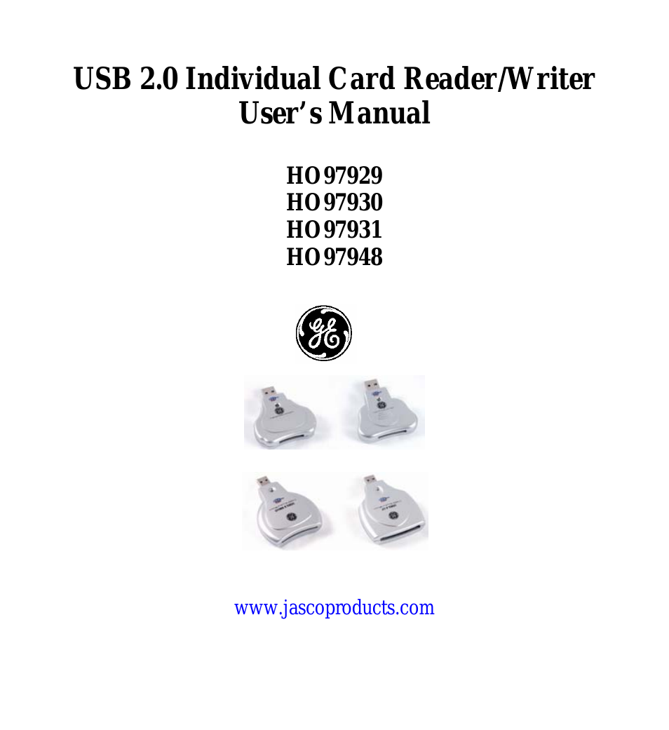 97929 GE SmartMedia and xD-Picture Card Reader