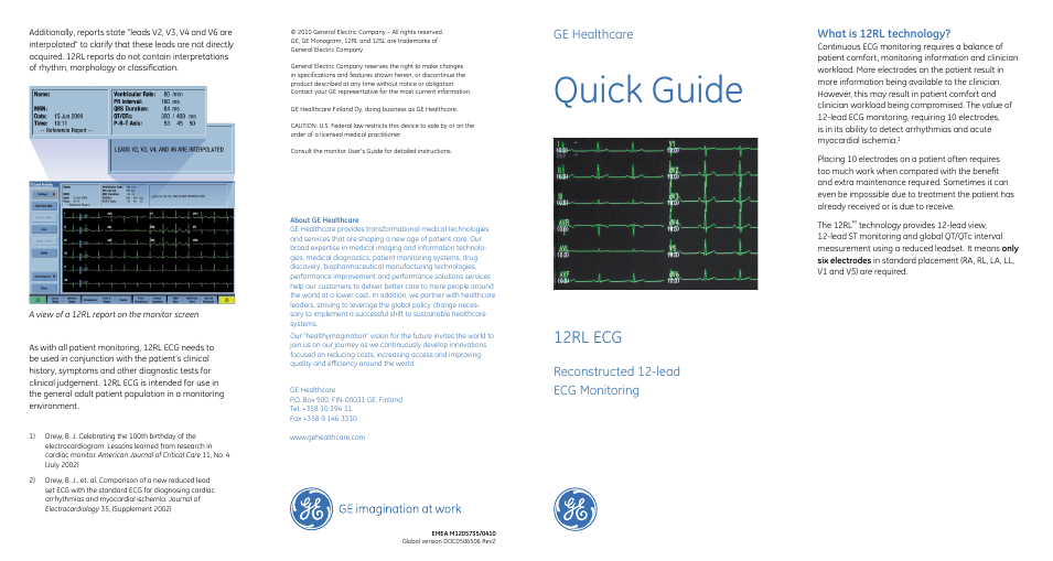 12RL ECG Quick Guide