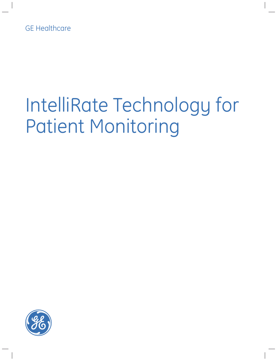 IntelliRate Technology for Patient Monitoring