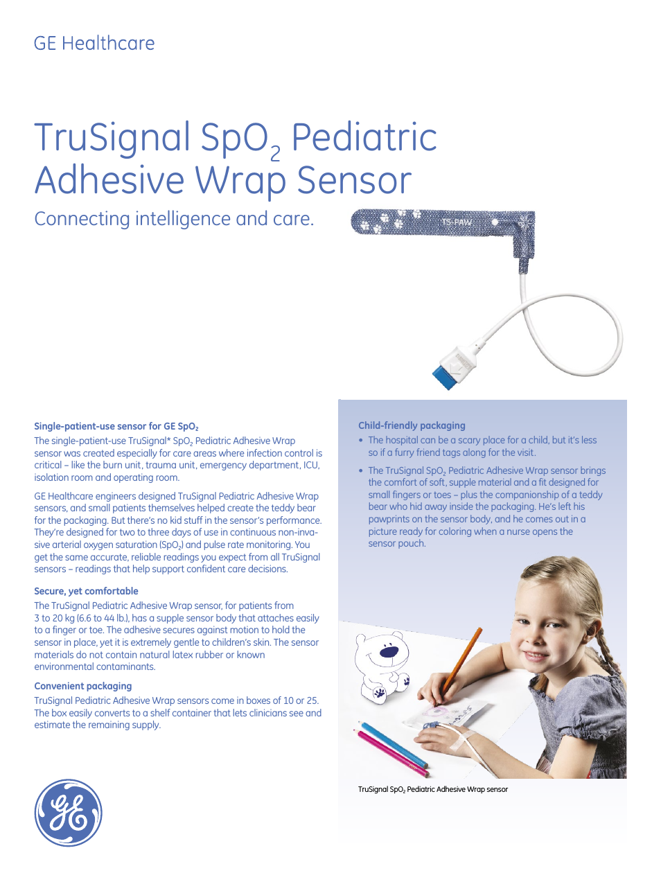 TruSignal SpO2	Pediatric Adhesive Wrap	Sensor