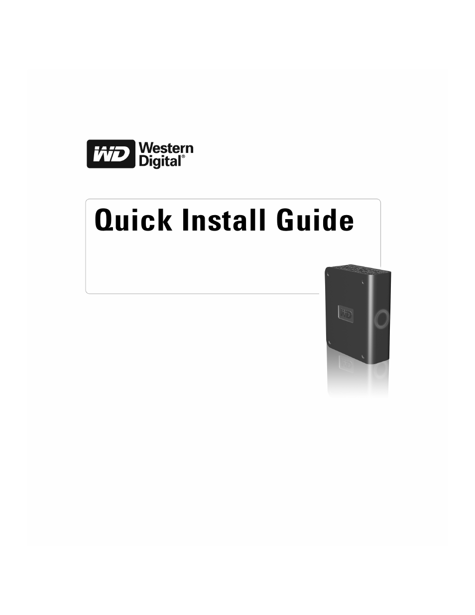 My Book Essential Edition Quick Install Guide