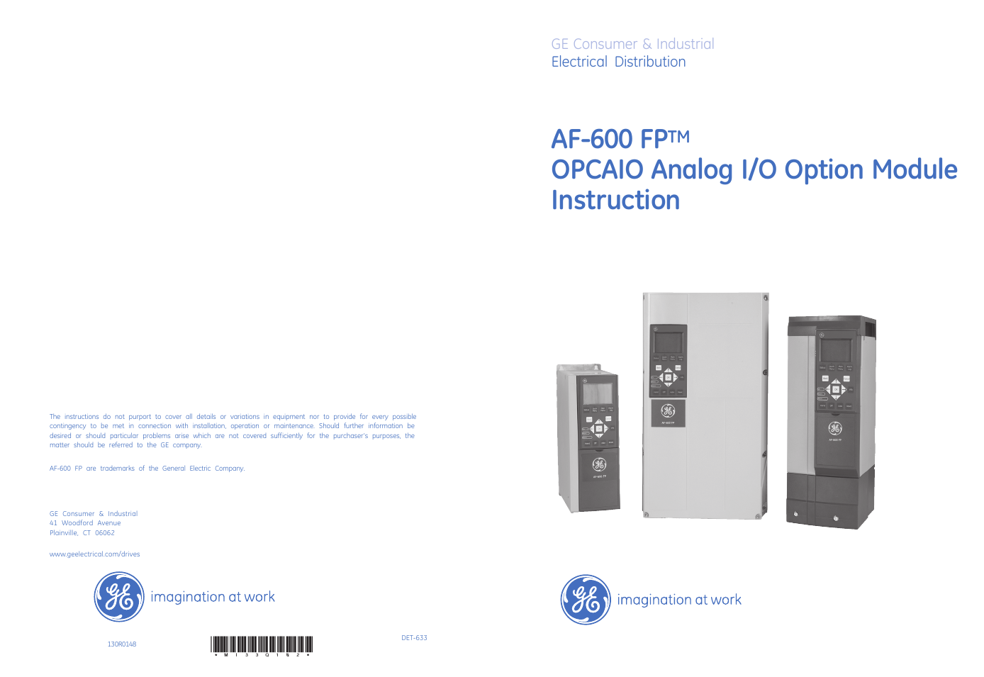 AF-600 FP OPCAIO Analog I_O Option Module