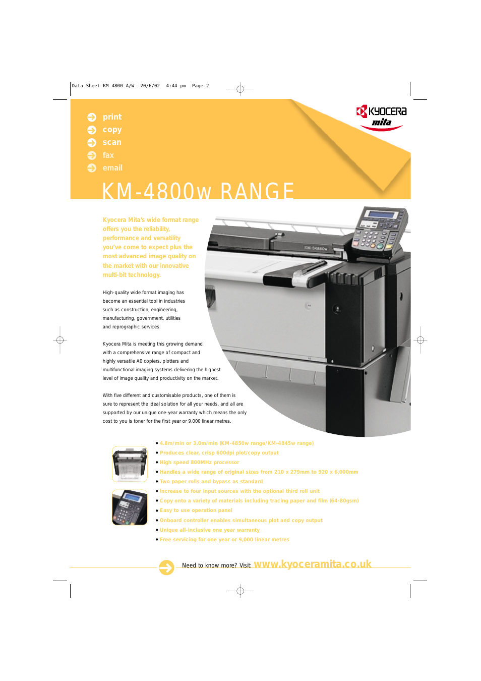 Range KM-4800w