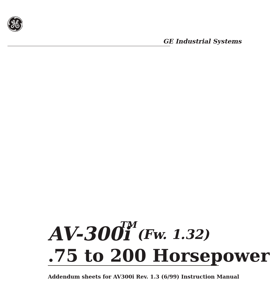 AV-300i .75 to 200 Horsepower