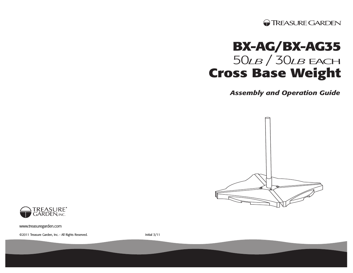 BX-AG Cross Base Weights