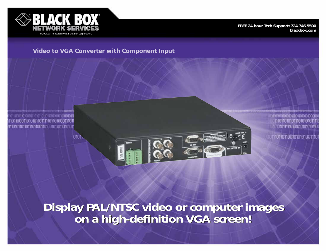 Video to VGA Converter