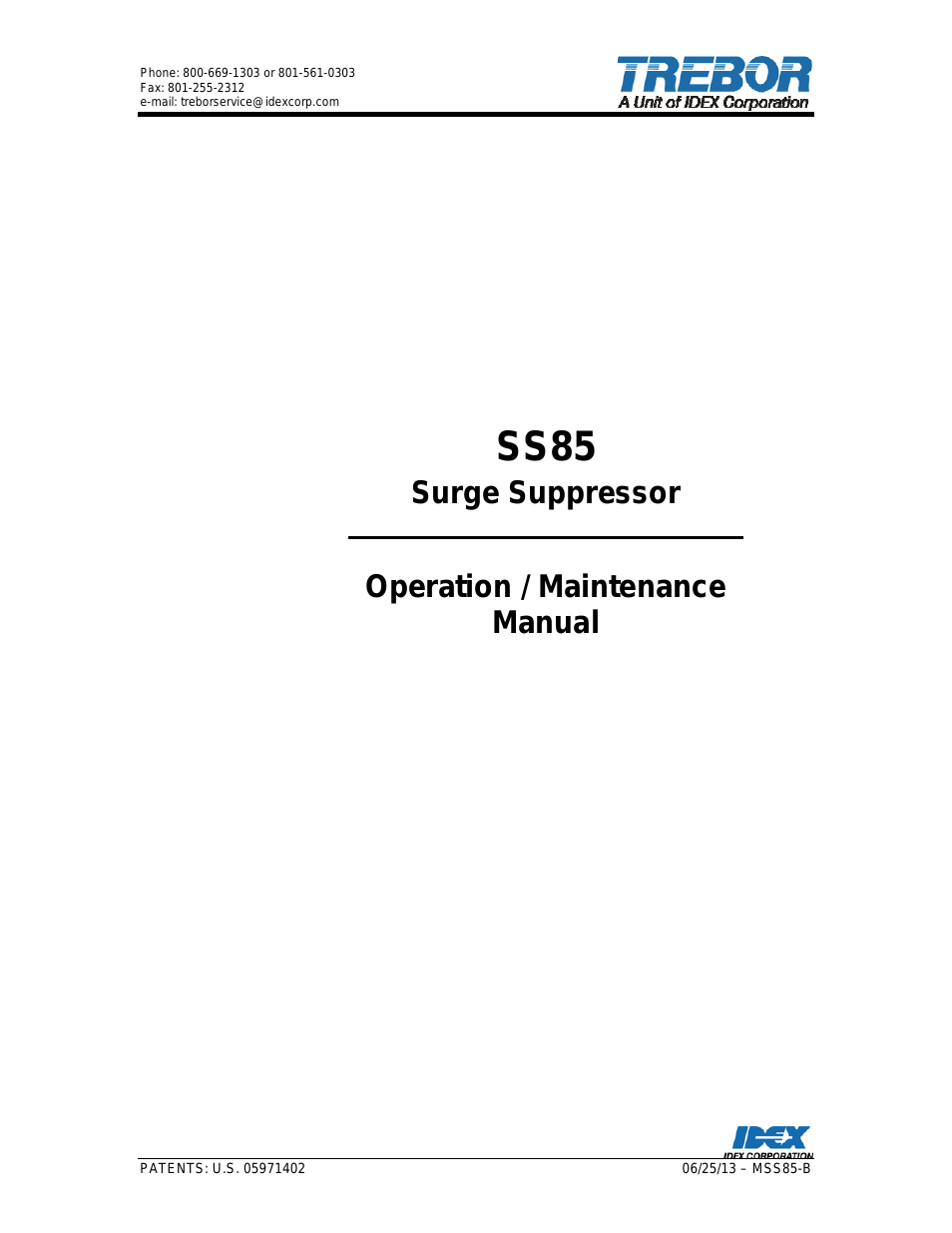 SS85 Surge Suppressor