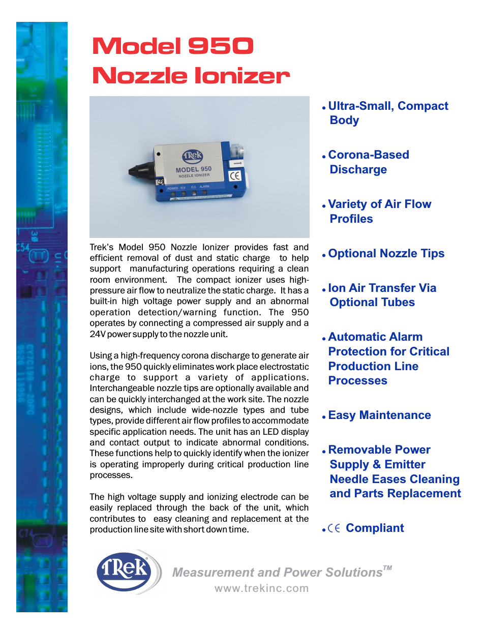 950 Nozzle Ionizer