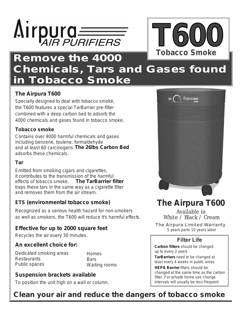 Tobacco Smoke T600