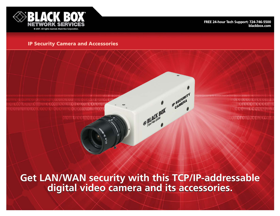 Blackbox IP Security Camera and Accessories