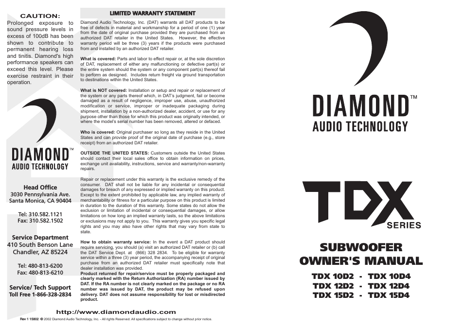 TDX 10D2