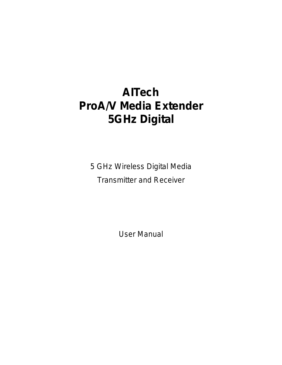 ProA/V Media Extender - 5GHz Digital