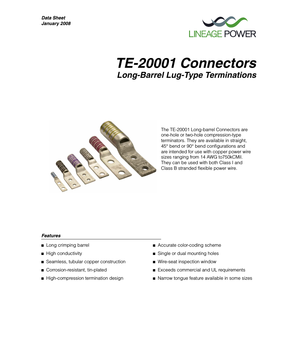 TE20001 Connectors
