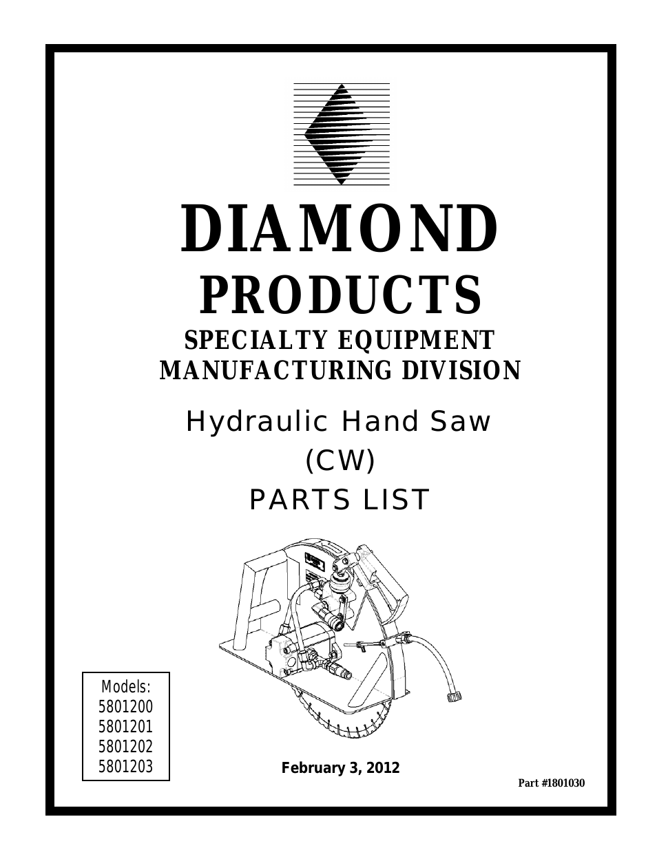 Hydraulic Hand Saw (CW)