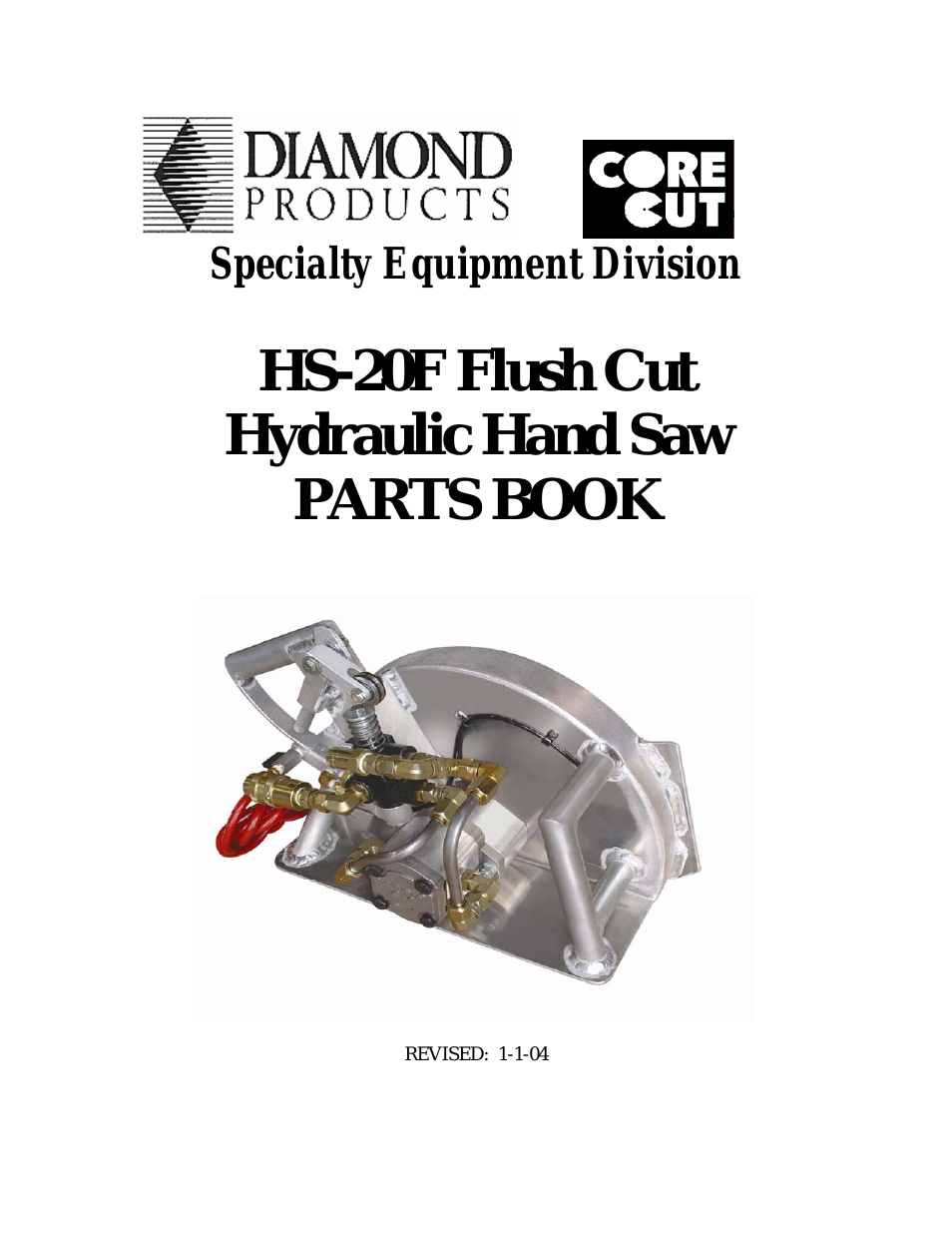 Hydraulic Hand Saw HS-20 Flush