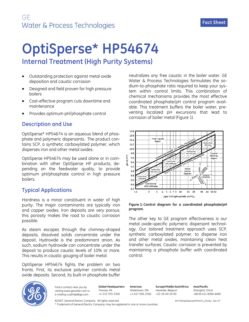 Boiler Water Treatment Chemicals - OptiSperse HP54674