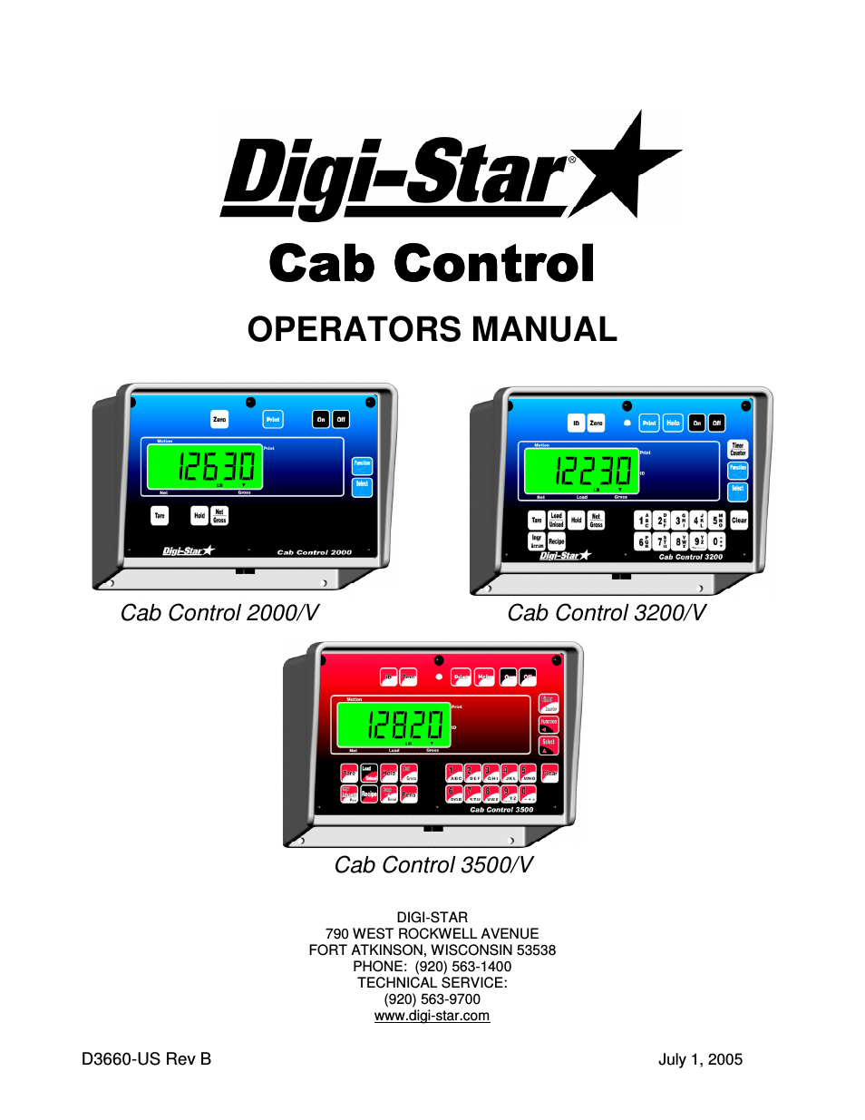 Cab Control 2000/V
