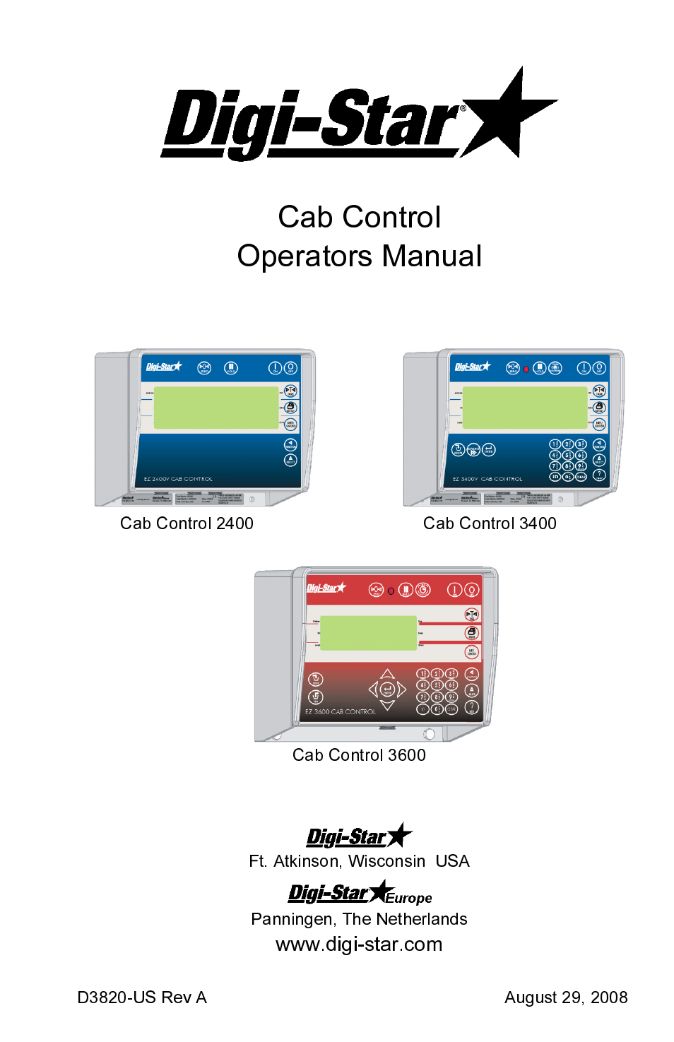 Cab Control 3400