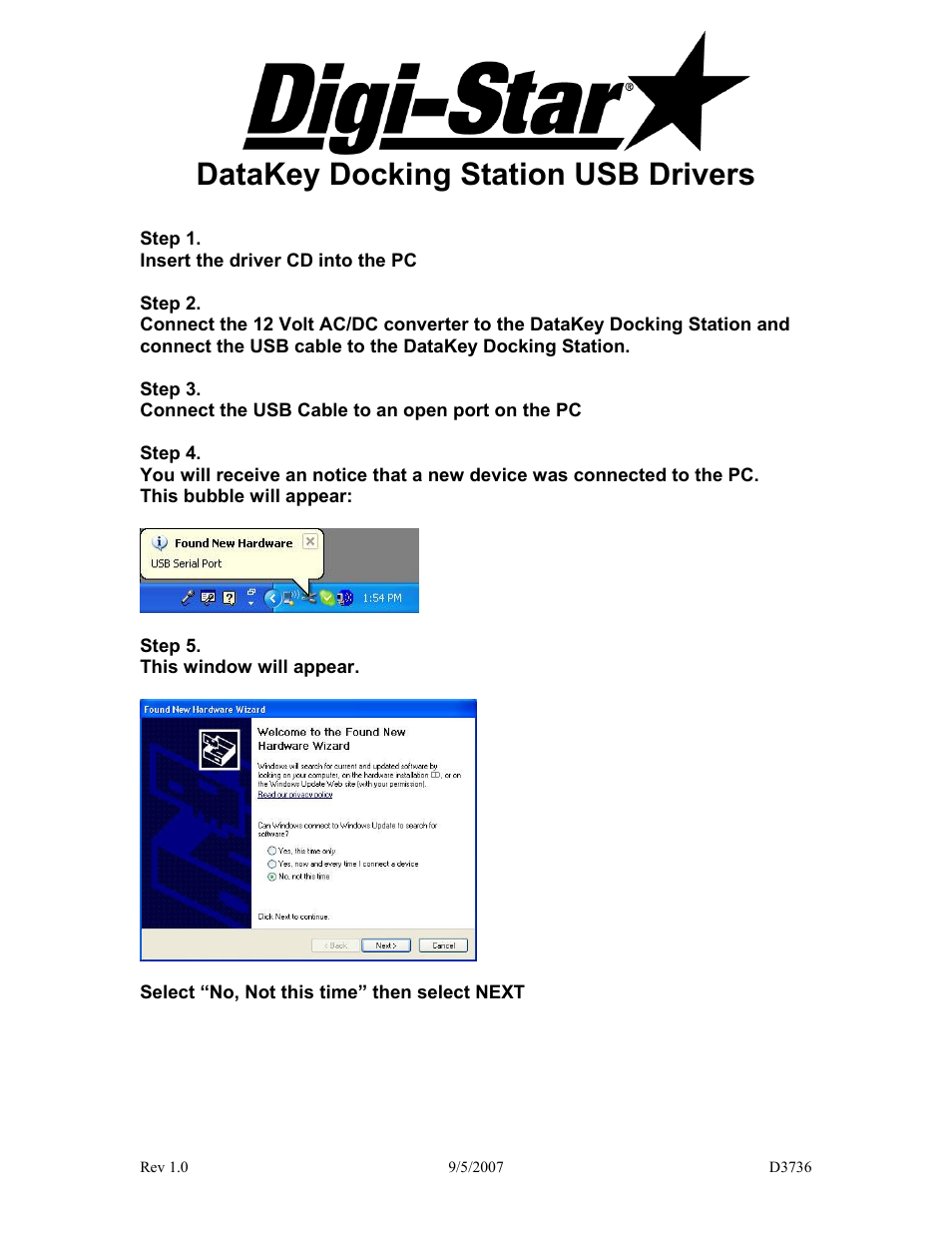 DataKey Docking Station USB Drivers