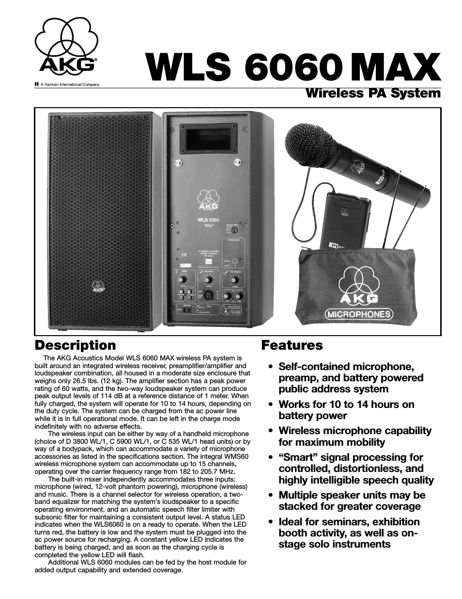 WLS 6060 MAX