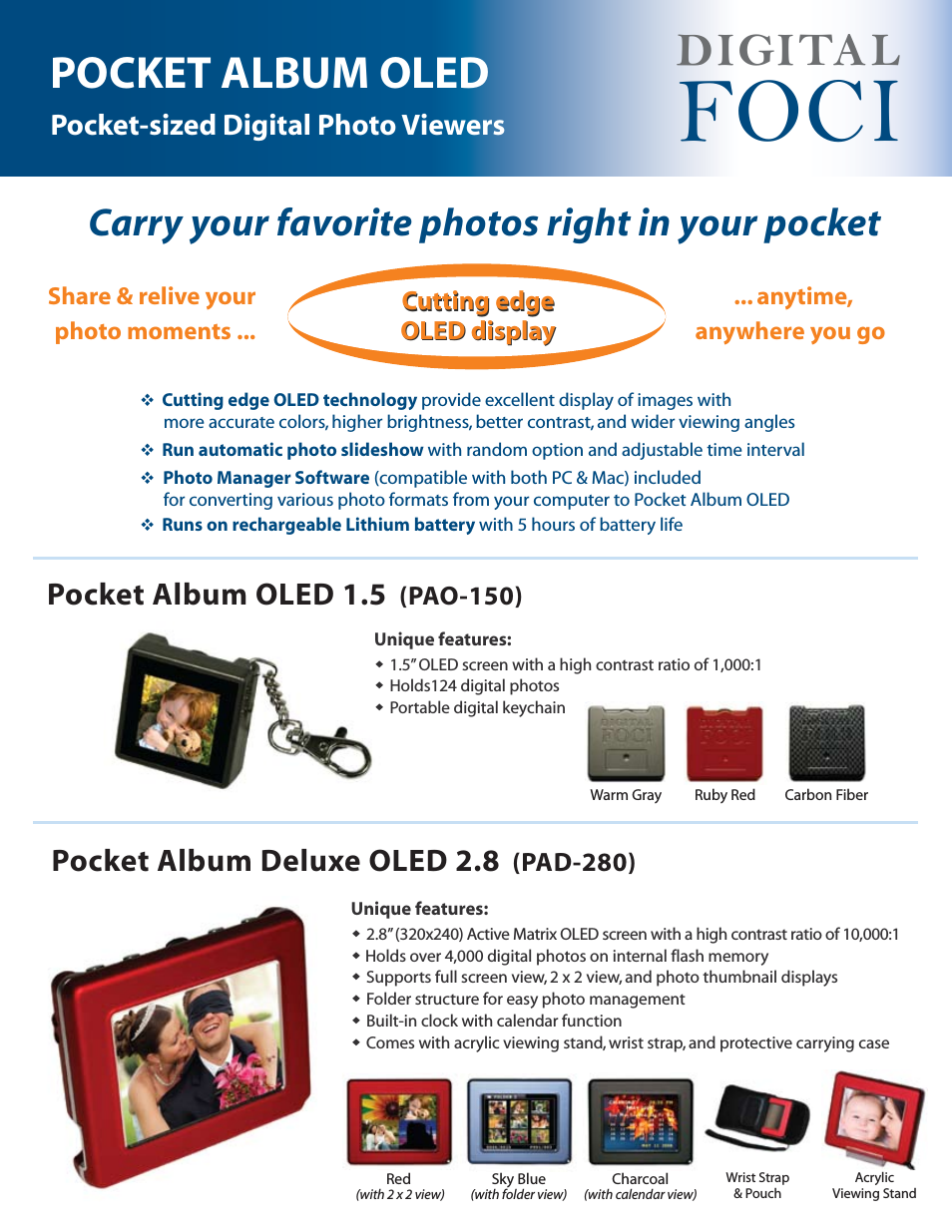 Pocket Album Deluxe OLED 2.8 PAD-280