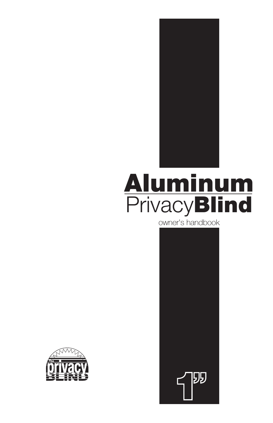 Privacy 1 Mini Blinds