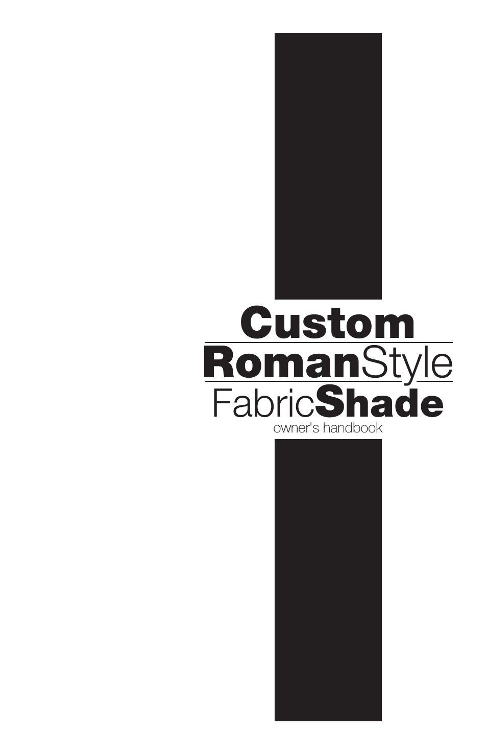 Striped Roman Shades