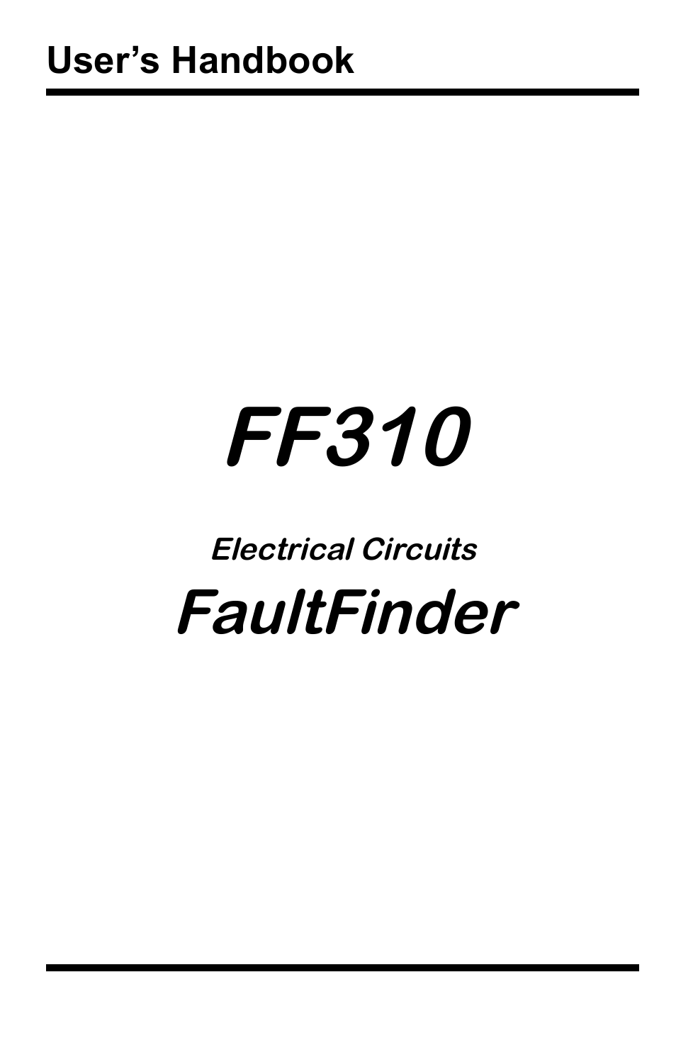 FF310 Fault Finder for Electrical Wiring Open / Short Circuit