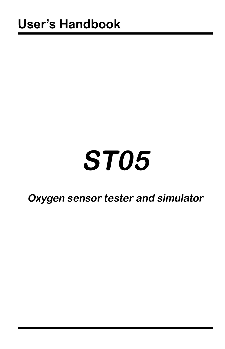 ST05 Oxygen Sensor Tester and Simulator