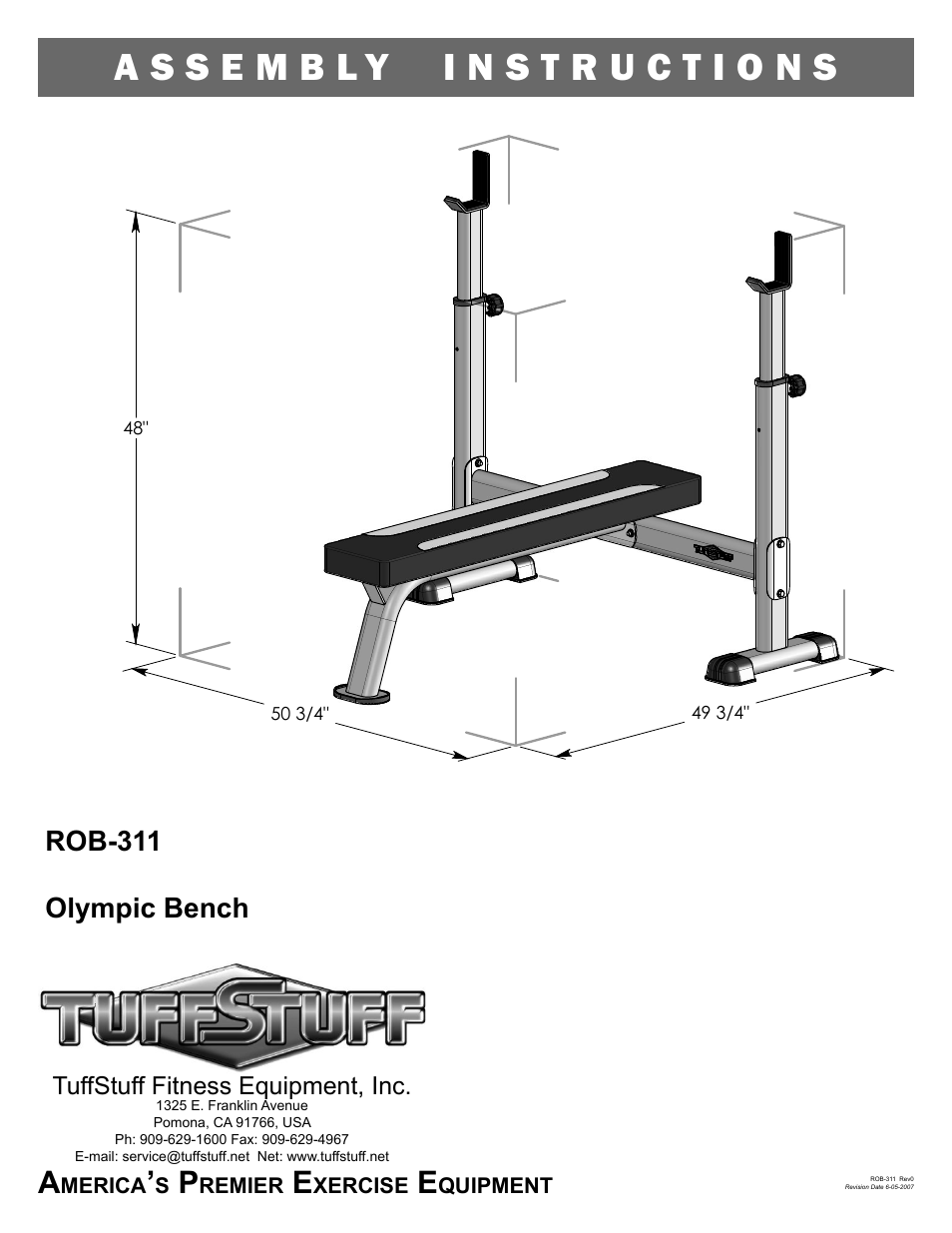 ROB-311 Olympic Bench