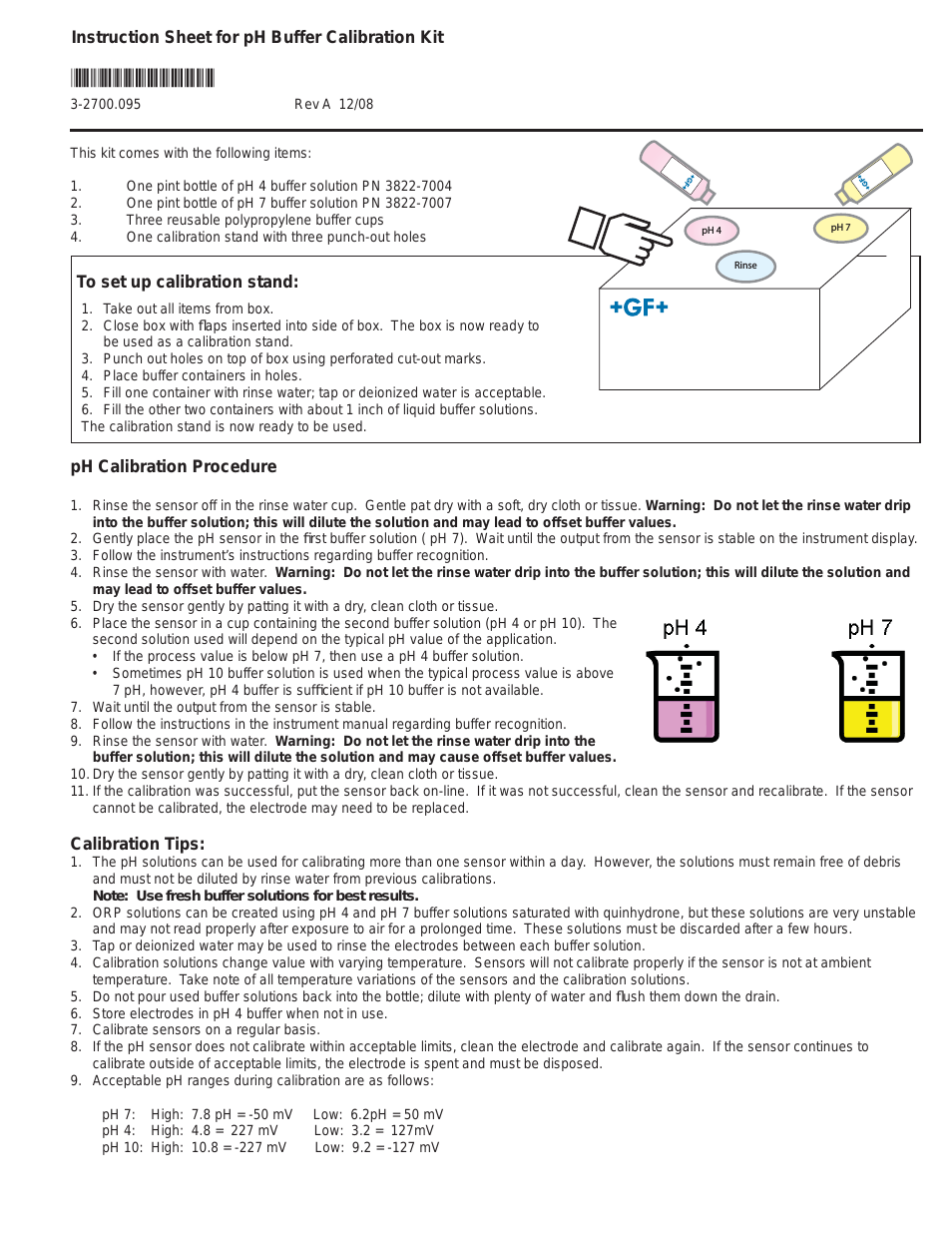 pH-ORP Buffer Calibration Kit