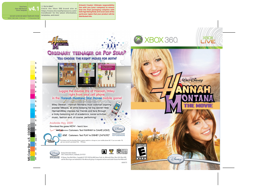 Hannah Montana: The Movie for Xbox 360