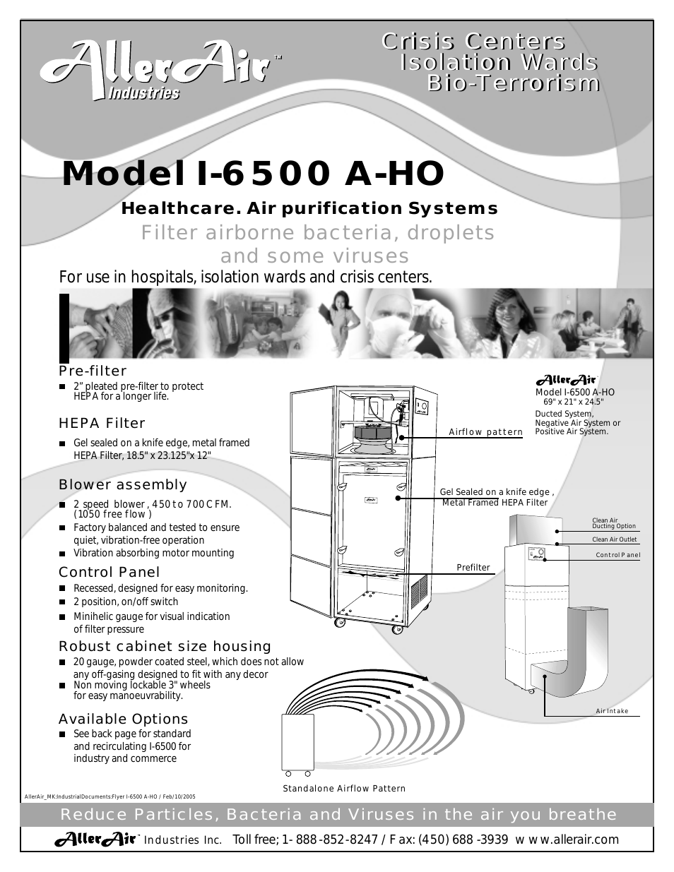 Air Purification System I-6500 A-HO
