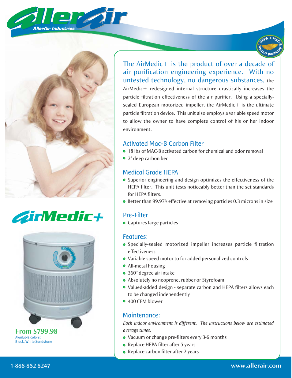 AirMedic+ Air Purifier