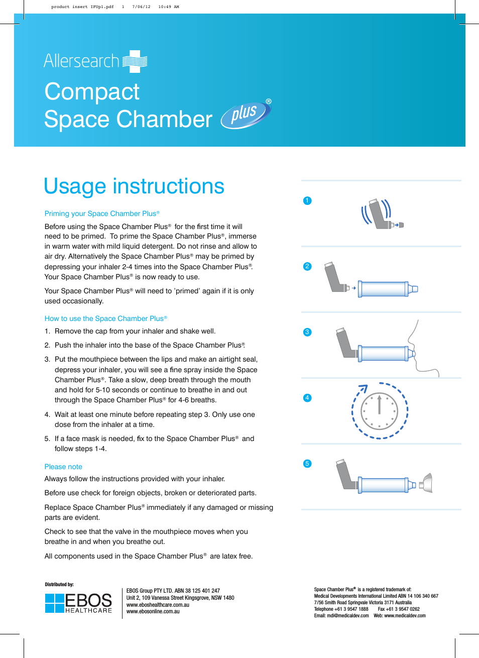 Compact Space Chamber Plus