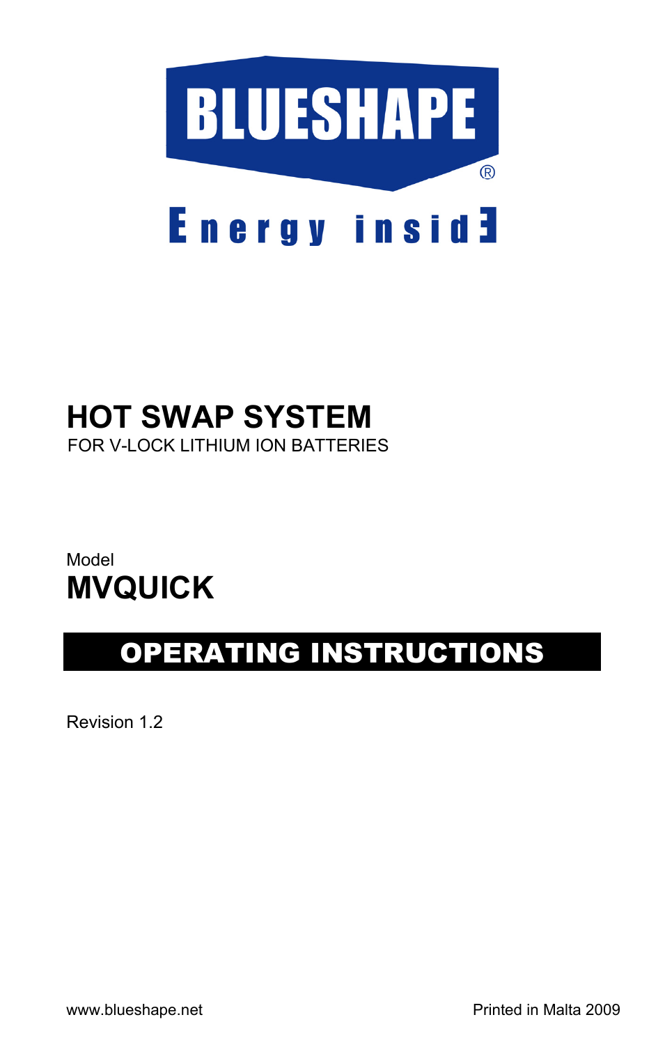 MVQUICK Hot-Swap adapter
