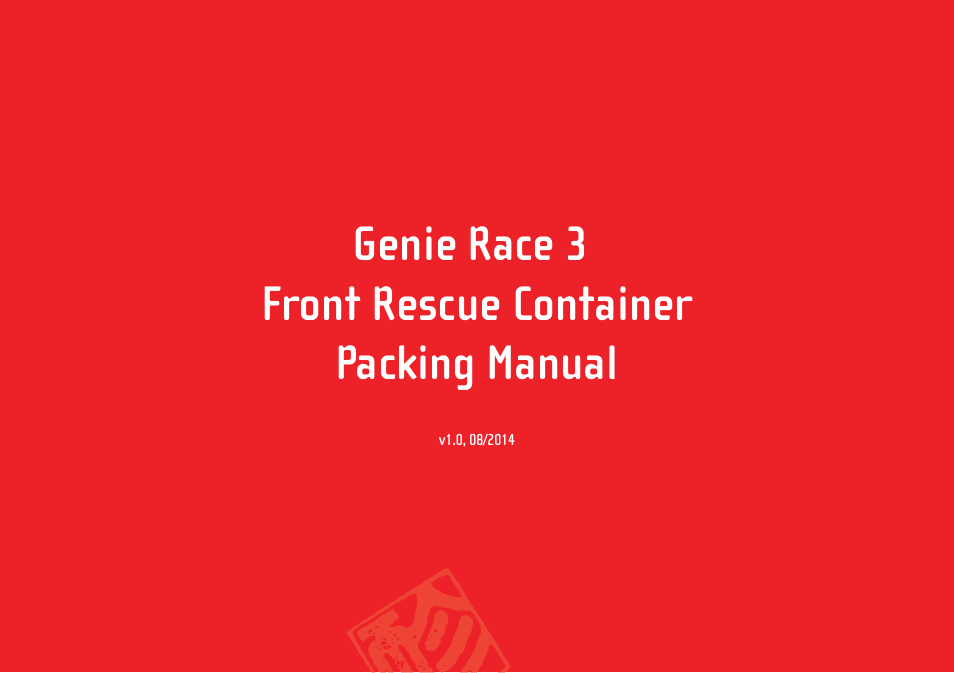 Genie Race 3 Front Rescue Container