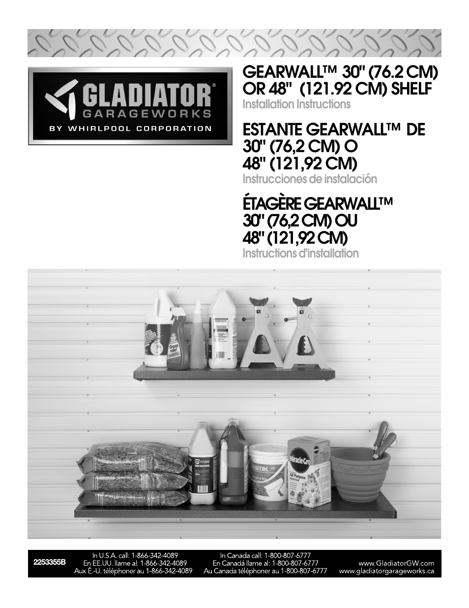 GAWA48SFRG 48 Gearloft Shelf